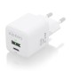 Зарядно за стена Aisens ASCH-25W2P014-W Бял 25 W (1 броя) Зарядно за стена Aisens ASCH-25W2P014-W Бял 25 W (1 броя)