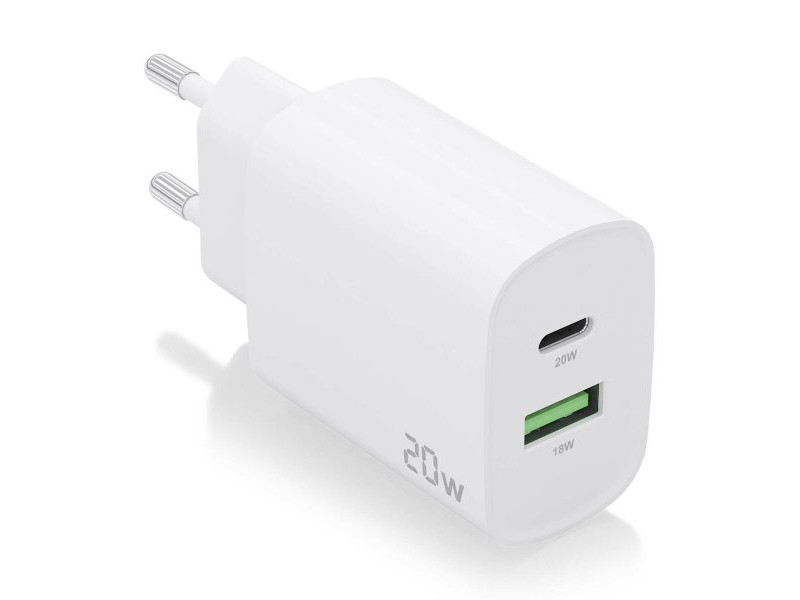 Зарядно за стена Aisens A110-0754 Бял 20 W (1 броя) Зарядно за стена Aisens A110-0754 Бял 20 W (1 броя)