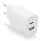 Зарядно за стена Aisens A110-0754 Бял 20 W (1 броя) Зарядно за стена Aisens A110-0754 Бял 20 W (1 броя)