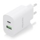 Зарядно за стена Aisens A110-0754 Бял 20 W (1 броя) Зарядно за стена Aisens A110-0754 Бял 20 W (1 броя)