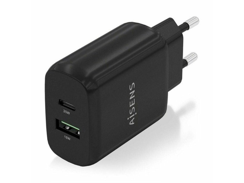Зарядно за стена Aisens A110-0759 Черен 25 W (1 броя)