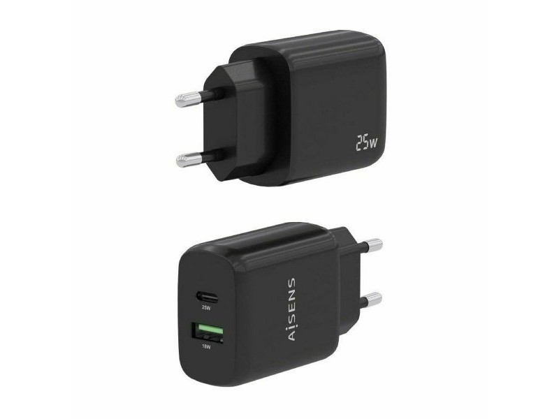 Зарядно за стена Aisens A110-0759 Черен 25 W (1 броя)