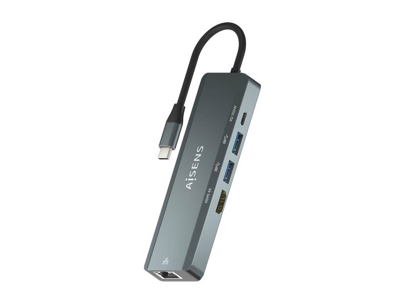 USB извод Aisens ASUC-5P011-GR Сив (1 броя)