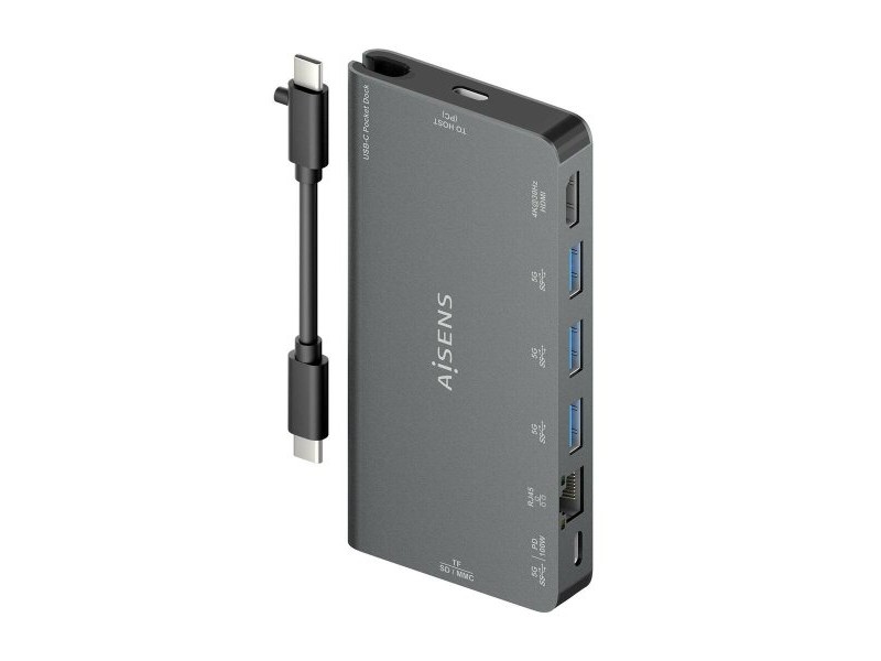 USB извод Aisens ASUC-8P015-GR Сив (1 броя)