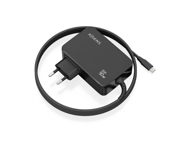 Зарядно за стена Aisens ASCH-1PD90WL034-BK Черен 90 W (1 броя)