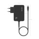 Зарядно за стена Aisens ASCH-1PD90WL034-BK Черен 90 W (1 броя)