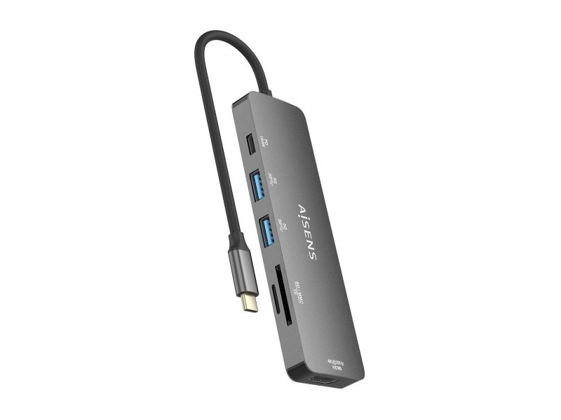 USB извод Aisens ASUC-6P016-GR Сив (1 броя)