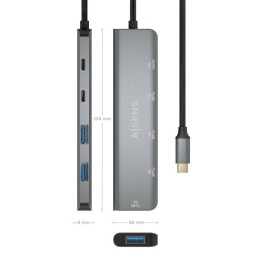 USB извод Aisens A109-0857 Сив (1 броя)