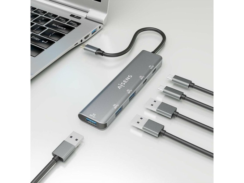 USB извод Aisens A109-0857 Сив (1 броя)