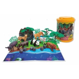 Playset 22 x 17 cm Животни