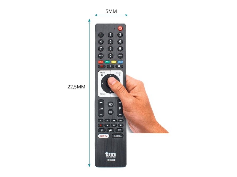 Дистанционно управление TM Electron TV LED, LCD, GRUNDIG, BEKO Черен