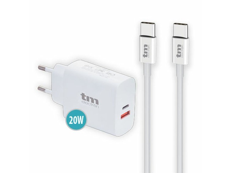 Зарядно за стена TM Electron 20 W USB-C (1 броя)