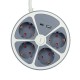 Табло с 4 гнезда с бутон за включване TM Electron 3680 W Бял Сив 30 W (1,5 m)