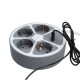 Табло с 4 гнезда с бутон за включване TM Electron 3680 W Бял Сив 30 W (1,5 m)