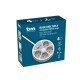 Табло с 4 гнезда с бутон за включване TM Electron 3680 W Бял Сив 30 W (1,5 m)