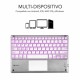 Клавиатура с тъчпад Subblim SUB-KBT-SMBT50 Сребрист Испанска Qwerty QWERTY