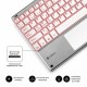 Клавиатура с тъчпад Subblim SUB-KBT-SMBT50 Сребрист Испанска Qwerty QWERTY