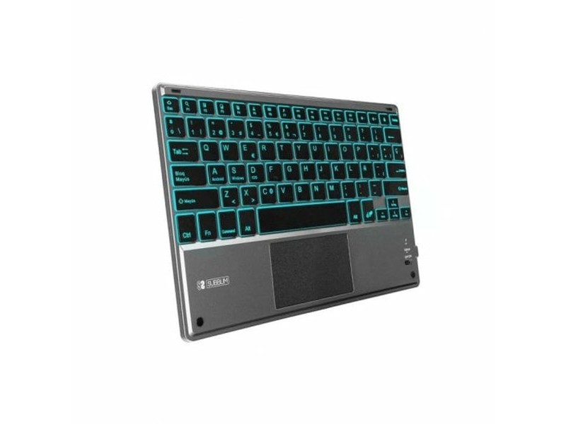 Клавиатура с тъчпад Subblim SUB-KBT-SMBT51 Сив Многоцветен Испанска Qwerty QWERTY
