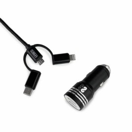 Универсално USB зарядно за кола + USB-C кабел Subblim SUB-CHG-4CC002