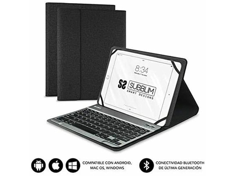 Универсален калъф за таблет и клавиатура Subblim SUB-KT2-BT0001 10.1