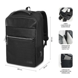 Раница за лаптоп Subblim SUBBP-2BL1015 Черен