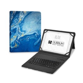 Блуту Клавиатура с Поставка за Таблет Subblim SUBKT5-BTTB01 Испанска Qwerty Многоцветен испански