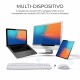 Клавиатура с мишка Subblim OFFICE PROWAVE Бял Испанска Qwerty QWERTY