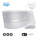 Клавиатура с мишка Subblim OFFICE PROWAVE Бял Испанска Qwerty QWERTY