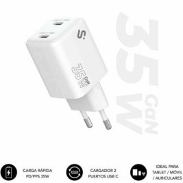 Зарядно за стена Subblim SUBCHG-6G3520 Бял 120 W