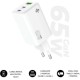 Зарядно за стена Subblim SUBCHG-6G6530 Бял 65 W 120 W
