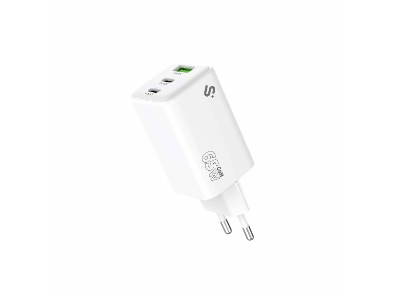 Зарядно за стена Subblim SUBCHG-6G6530 Бял 65 W 120 W