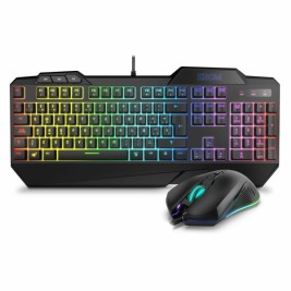 Клавиатура и мишка за игра Krom NXKROMKRSHRSP Черен