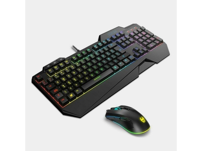 Клавиатура и мишка за игра Krom NXKROMKRSHRSP Черен