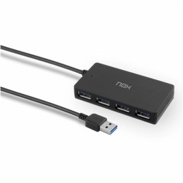 USB извод Nox-Xtreme NXLITEHUBONE USB x 4 Черен