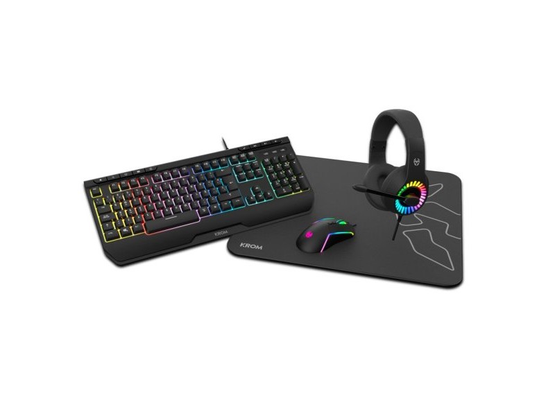 Опаковка на игра Krom Kenya Черен Испанска Qwerty