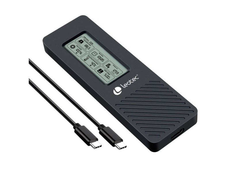 Калъф за твърд диск LEOTEC LEM2EXT01 Черен