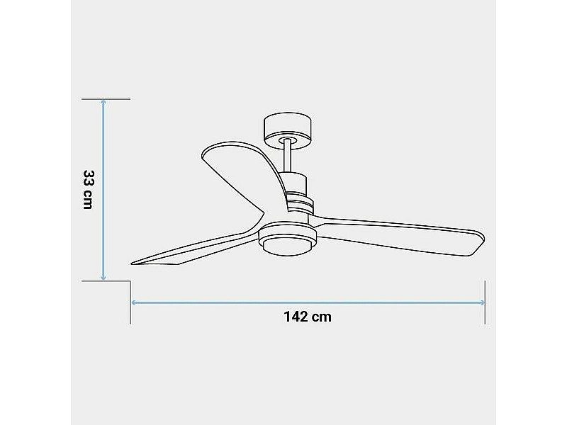 Вентилатор за таван Universal Blue ALM 4056 3A 70W (142 cm)