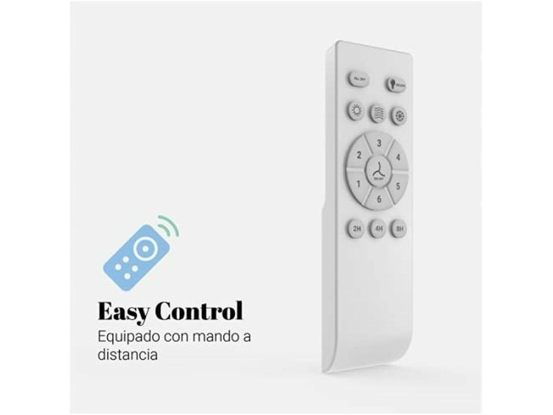 Вентилатор за таван Universal Blue MIDI 4052W 55W Бял (132 cm)