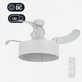 Вентилатор за таван Universal Blue JALOQUE WFW Ø 104 cm Бял 65 W