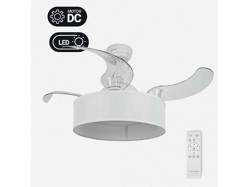 Вентилатор за таван Universal Blue JALOQUE WFW Ø 104 cm Бял 65 W