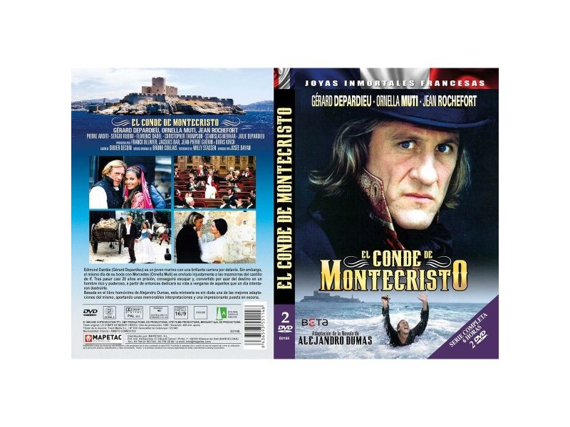 DVD-R Beta El Conde de Montecristo