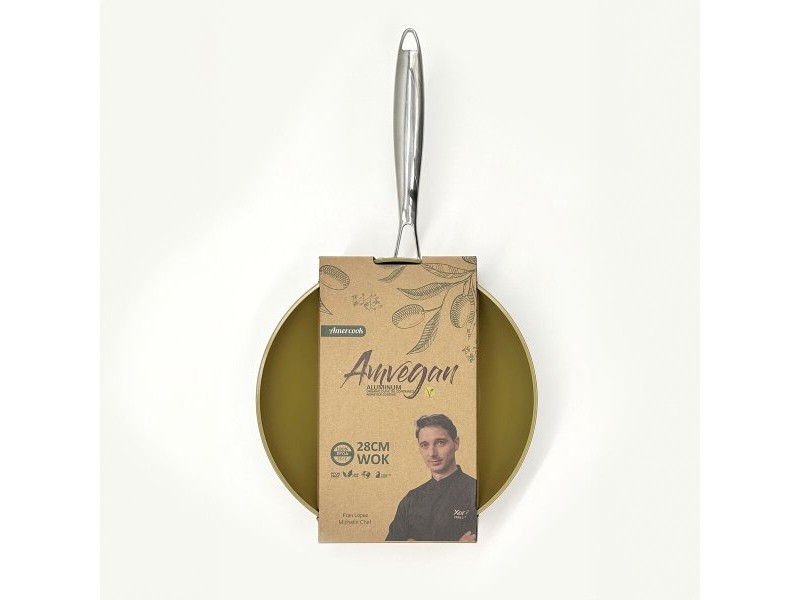 Уок Тиган Amercook AMVegan By Fran López Ø 28 cm Уок Тиган Amercook AMVegan By Fran López Ø 28 cm