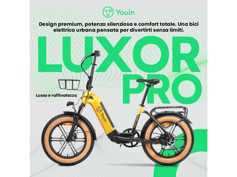 Електрически Велосипед Youin BK1750 LUXOR II PRO A/N Жълт 250 W