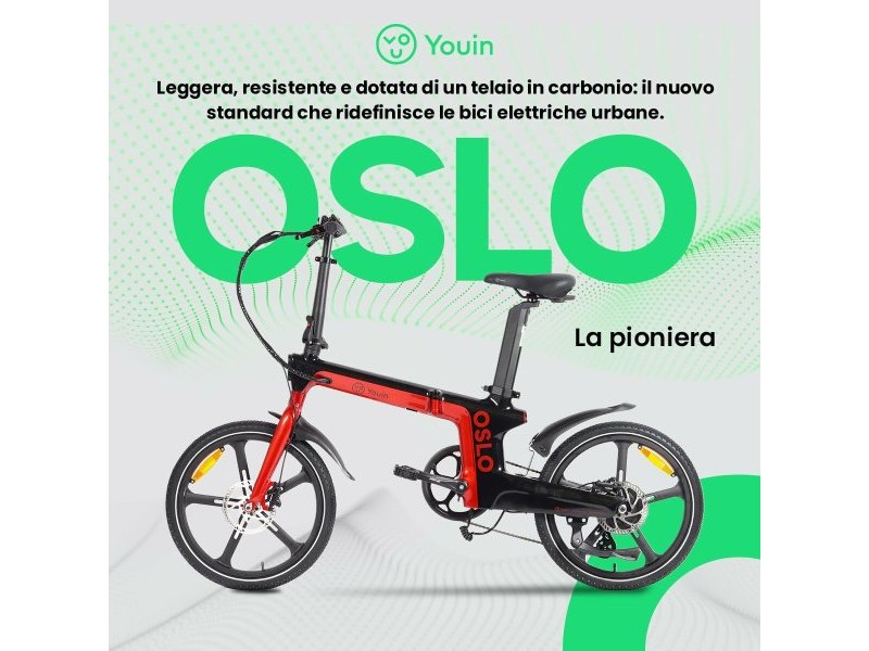 Електрически Велосипед Youin BK1900 OSLO Червен
