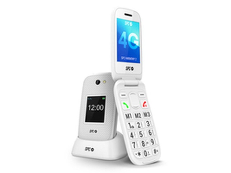 Мобилен телефон за по-възрастни хора SPC 2337B Бял 128 GB 2,8