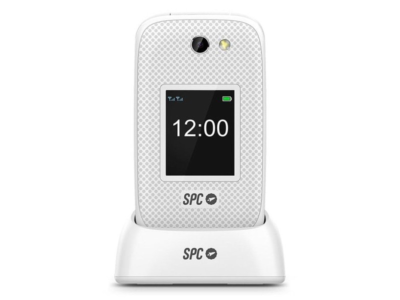 Мобилен телефон за по-възрастни хора SPC 2337B Бял 128 GB 2,8