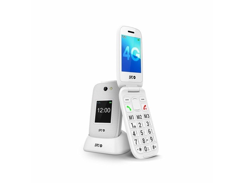 Мобилен телефон за по-възрастни хора SPC 2337B Бял 128 GB 2,8