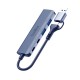 USB Cable CoolBox COO-HUB-C-CCAA Сив