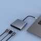 USB извод CoolBox COO-DOCK-C-31 Сив 100 W