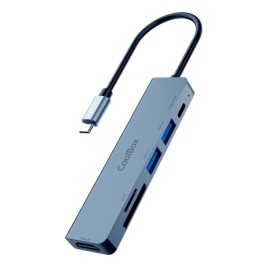USB извод CoolBox COO-DOCK-C-61 Сив 100 W
